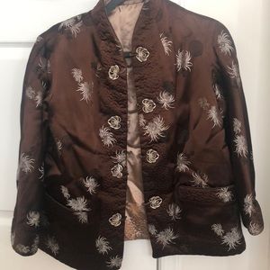 Vintage oriental silk jacket
